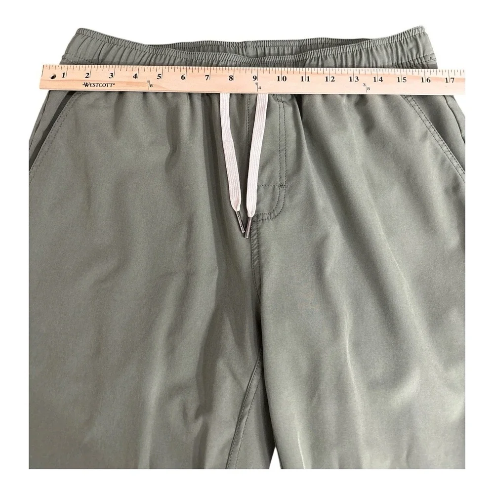 Fair Harbor Men's Lg The One Pant Green Performance Stretch Athleisure Quick Dry